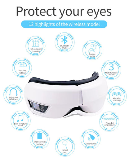 Smart Eye Massager with 6D Technology