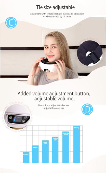 Smart Eye Massager with 6D Technology